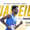 Ace 3000m steeplechaser Avinash Sable on Sunday became the first Indian track athlete to qualify for the 2024 Paris Olympics.